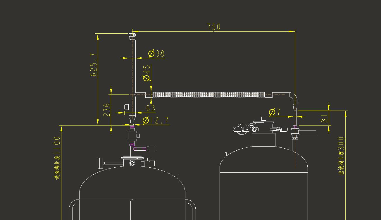 液氦管路平面图